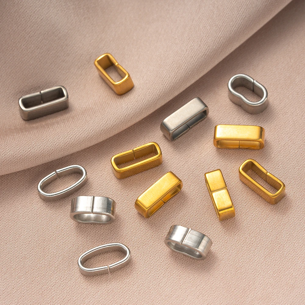 

20pcs Stainless Steel Connectors Clasp Pendant Clips Hooks Buckle Charms for DIY Bracelets Jewelry Making Supplies Accessories