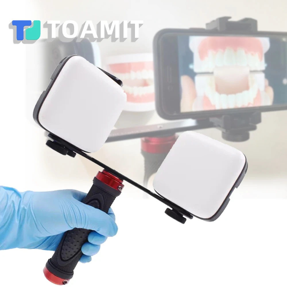 

Профессиональный HD-светильник для стоматологической фотографии с Bluetooth-управлением, портативный комплект для съемки и общения в полости рта высокой четкости