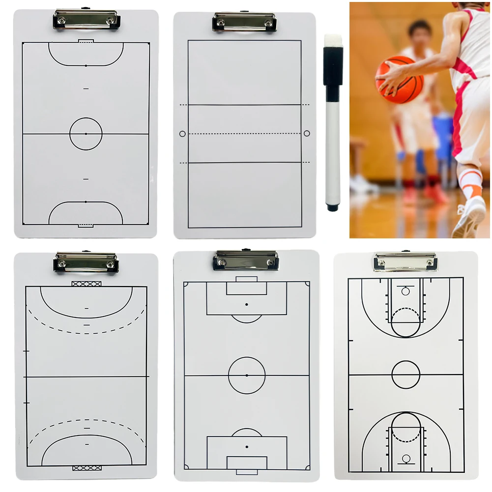 

Volleyball Tactic Coaching Board Coaches Clipboard 13.7x8.6 Inch Basketball Guidance Training Aid for Sports Training Game Plan