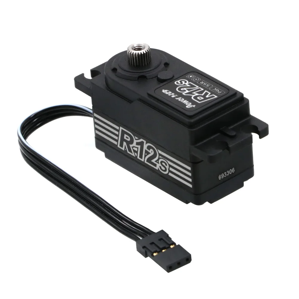 Power HD R12S 12KG High Torgue Brushless Matel Gear Servo 6.0 ~ 8.4V do samochodu elektrycznego Rc 1/10