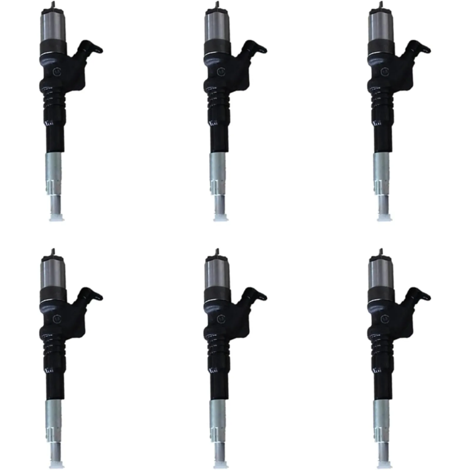 6156-11-3100 6156113100 Fuel Injector For Komatsu SA6D125E Engine (Pack of 6)