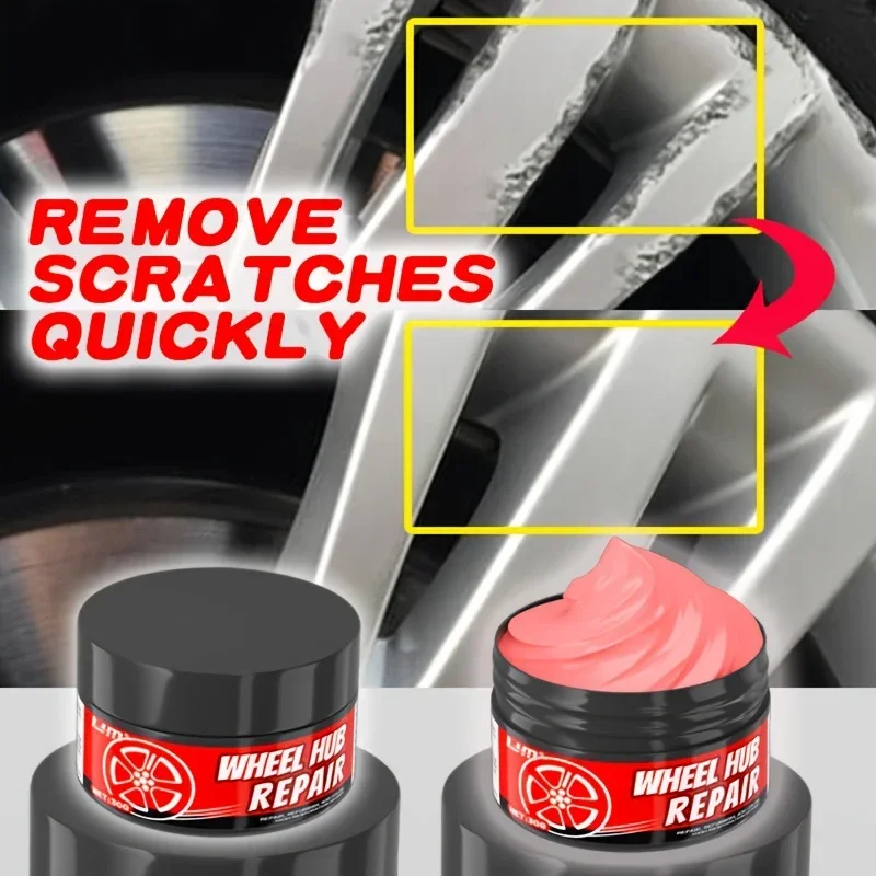 

KJM Новый универсальный ремонтный комплект ступицы колеса 30 г - средство для удаления царапин из сплава, быстрое исправление повреждения кромок, прочный усилитель для обслуживания автомобиля