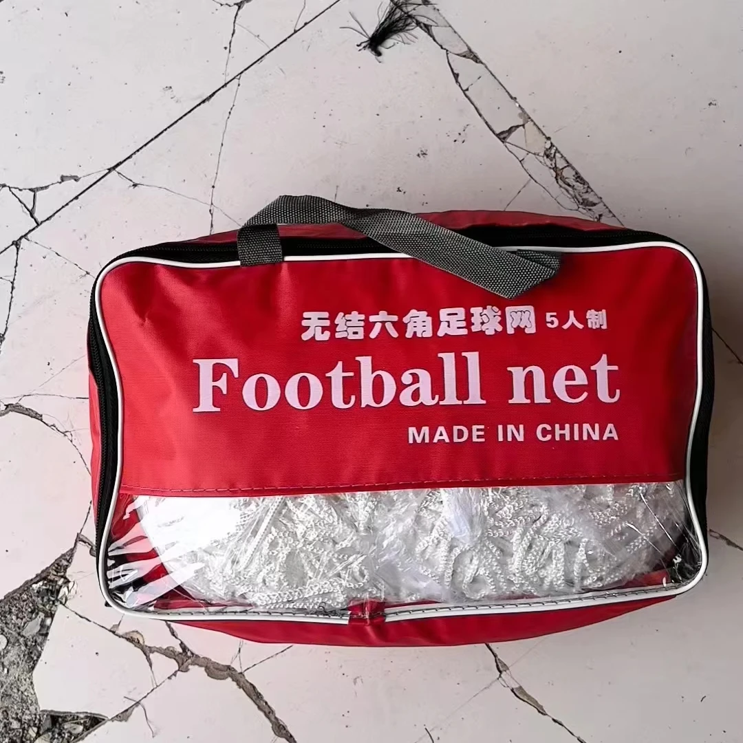 Rete per porta da calcio di altissima qualità, spessore 4 mm, attrezzatura sportiva e da calcio premium per cantieri