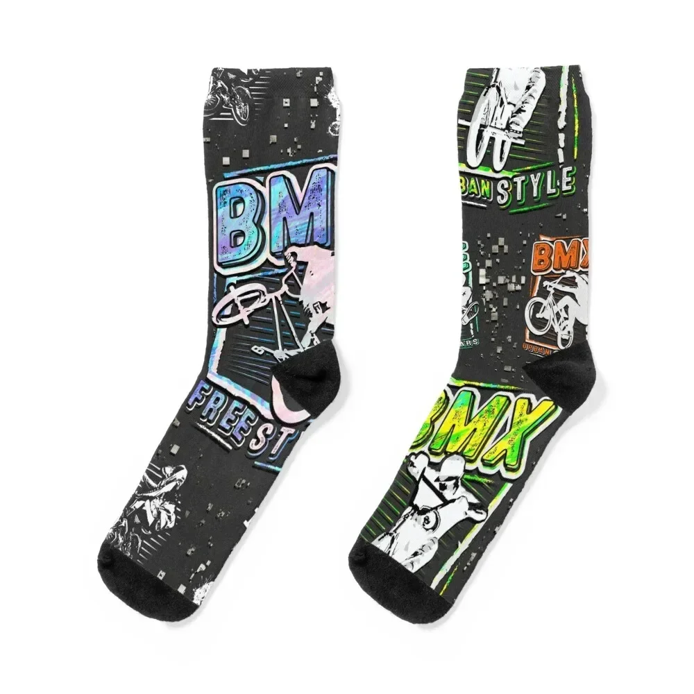 Colorful Bmx Apparel Bmx Freestyle Socks luxe aesthetic Soccer Men's Socks Women's