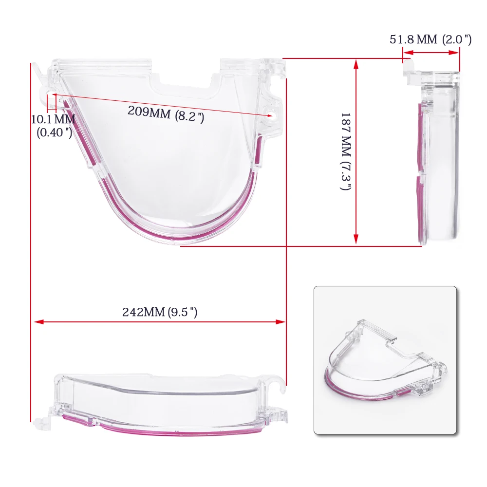 FREE SHIPPING - CLEAR CAM GEAR COVER TIMING BELT COVER TURBO CAM PULLEY WITH PQY STICKER FOR HONDA 96-00 EK JR6337