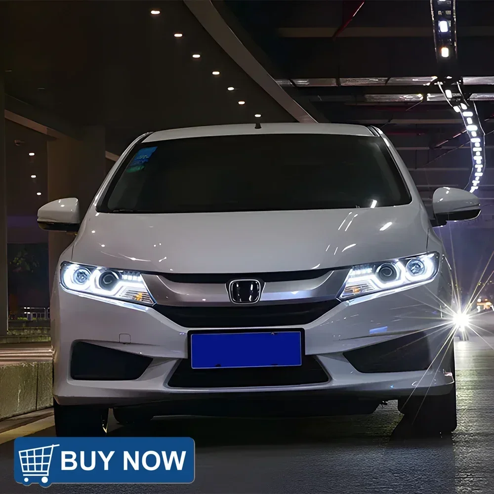 

Auto Headlights For Honda City 2014-2019 LED Car Front Lamps Assembly Upgrade High Quality 2 Projector Lens Tool Accessories