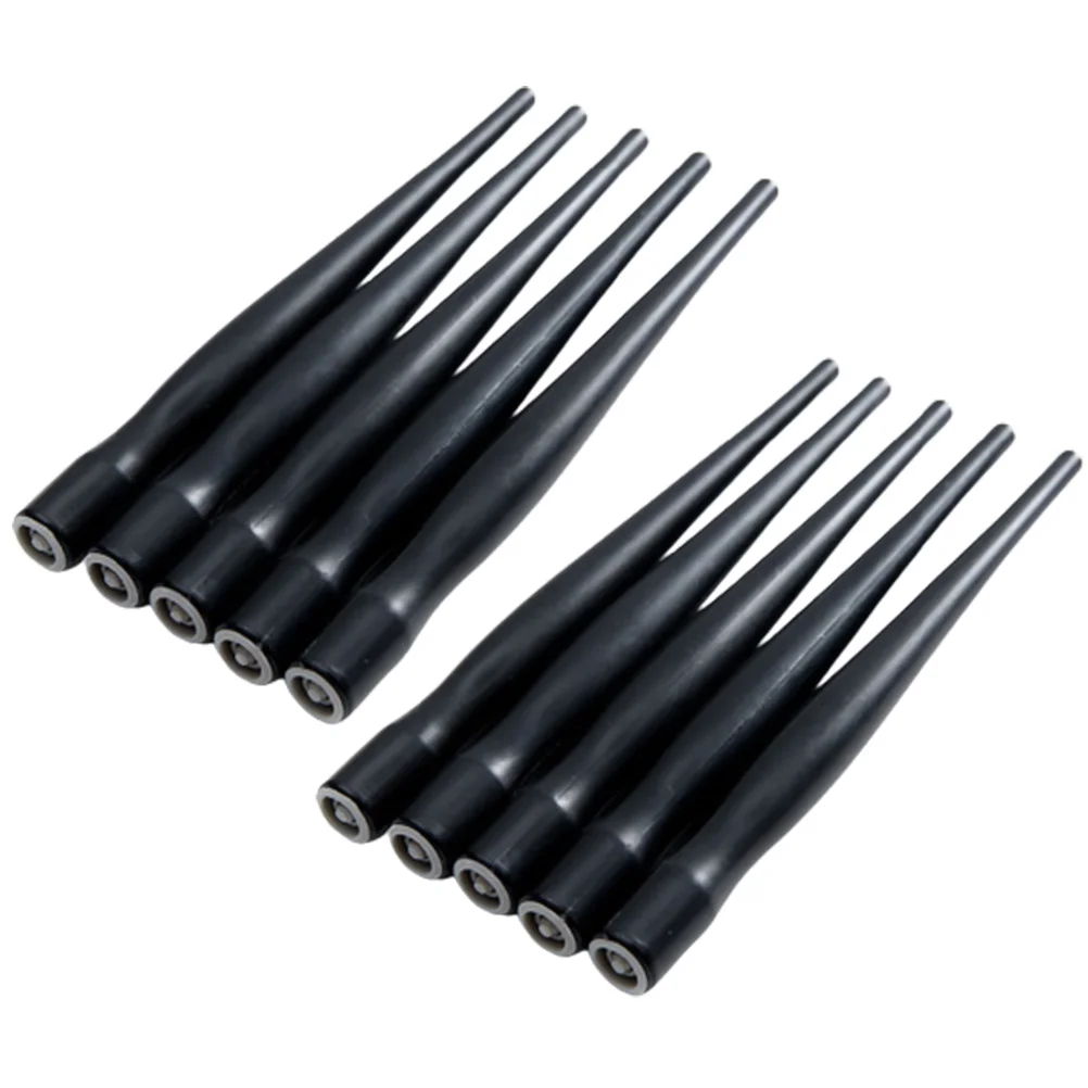 

10 Pcs Black Plastic Pen Rod Suitable Most Nibs Sketch Dip Holder Manga Smooth ProfessionalNibHolder Replaceable