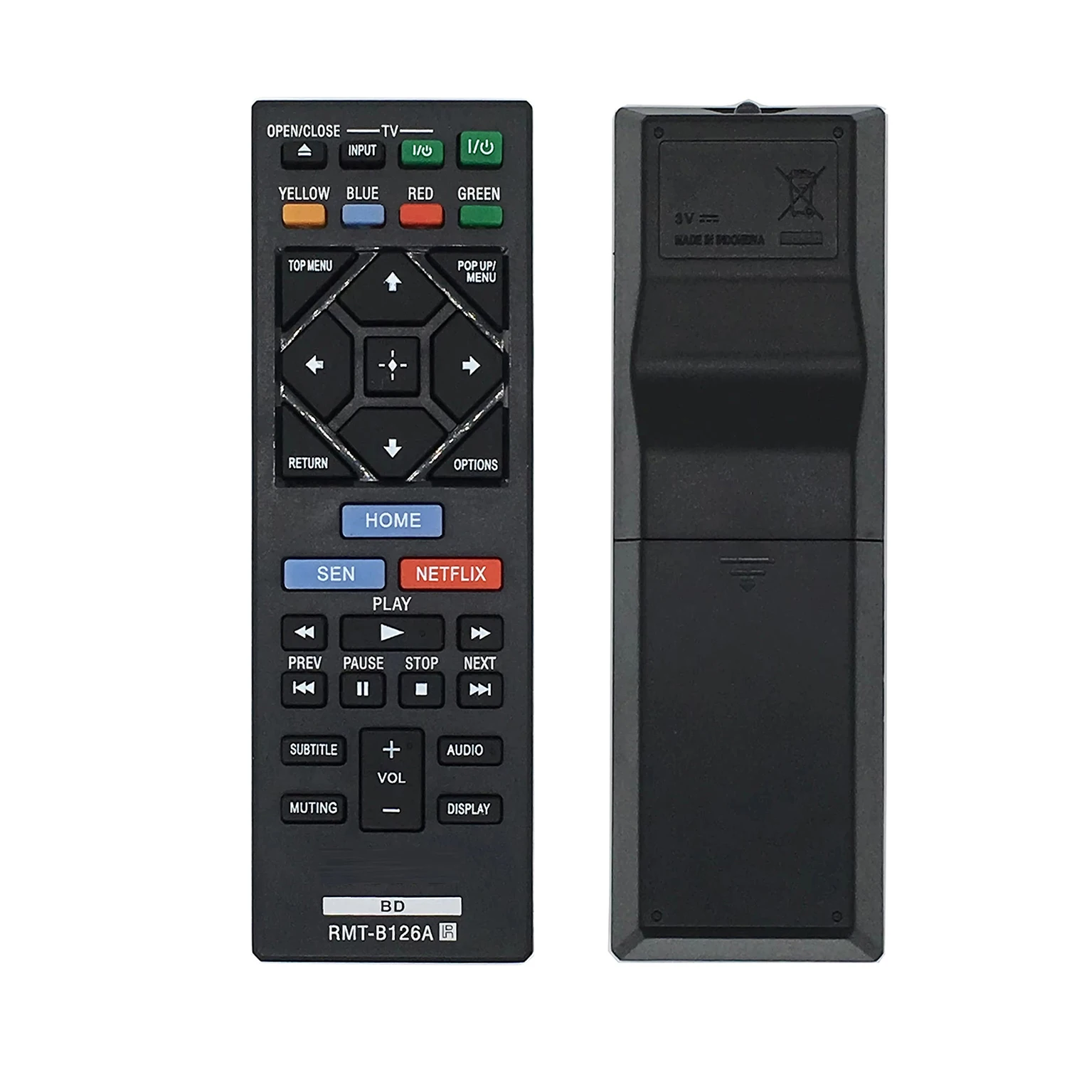 Nuevo Control remoto RMT-B126A para reproductor de DVD multimedia Sony BDP-S2200 BDP-S3200 BDP-S5200 BDP-S5200/D BDP-S6200 BDP-S2100