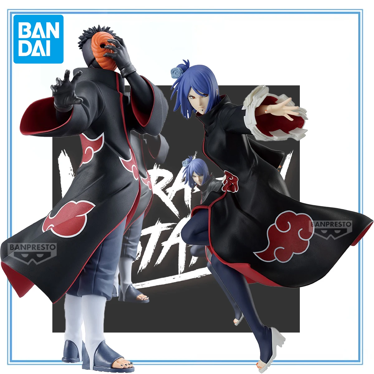 

100% Original Bandai Spirits BANPRESTO Vibration Stars Naruto Shippuuden Tobi Konan Anime Figure Collection Series