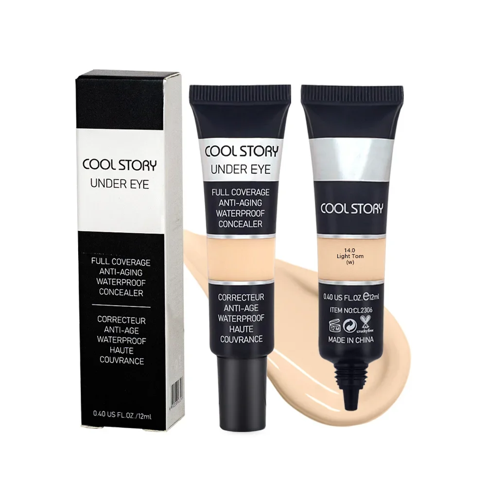 COOLSTORY Concealer covers acne marks, dark circles, body spots, tattoos, scars, eyes and face