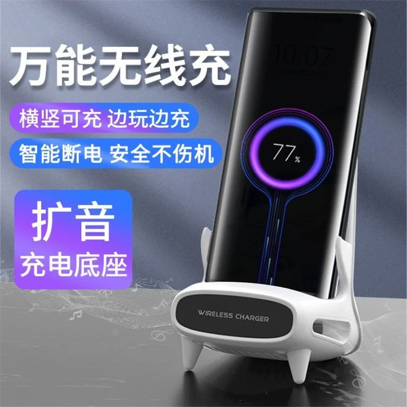 3-in-1 Mount Wireless Charging Car Phone Bracket 360 Rotatable Head, Durable Structure Avoid Scratching Dashboard Surface