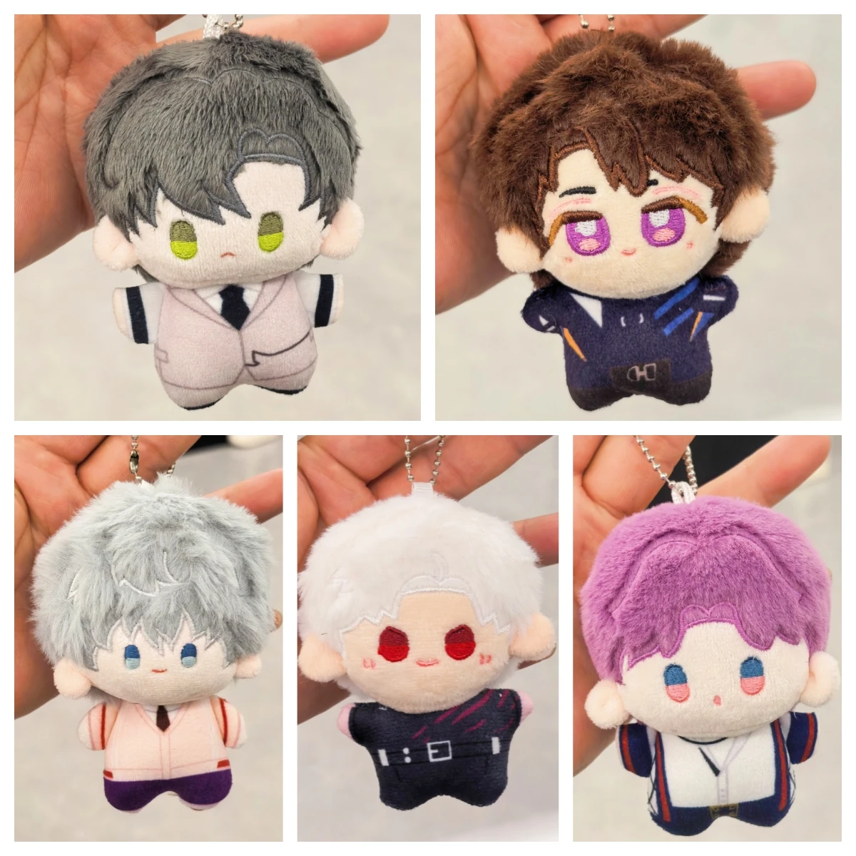 Funny Joy Love And Deepspace Plush Toys Stuffed Soft Figure Dolls Xavier Zayne Rafayel Plushie Doll Bag Pendant Keychain Gift