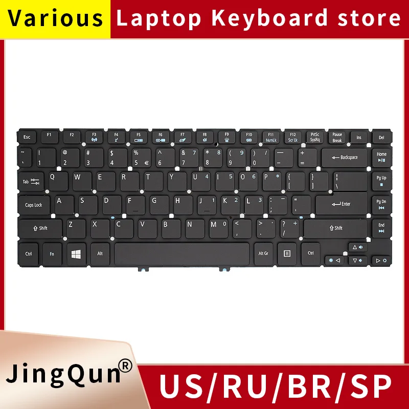 

russian keyboard for Acer Aspire R7-571 R7-571G R7-572 R7 572 R7-572G R7 571 571G V5MM1 MS2317 Keyboard Backlit