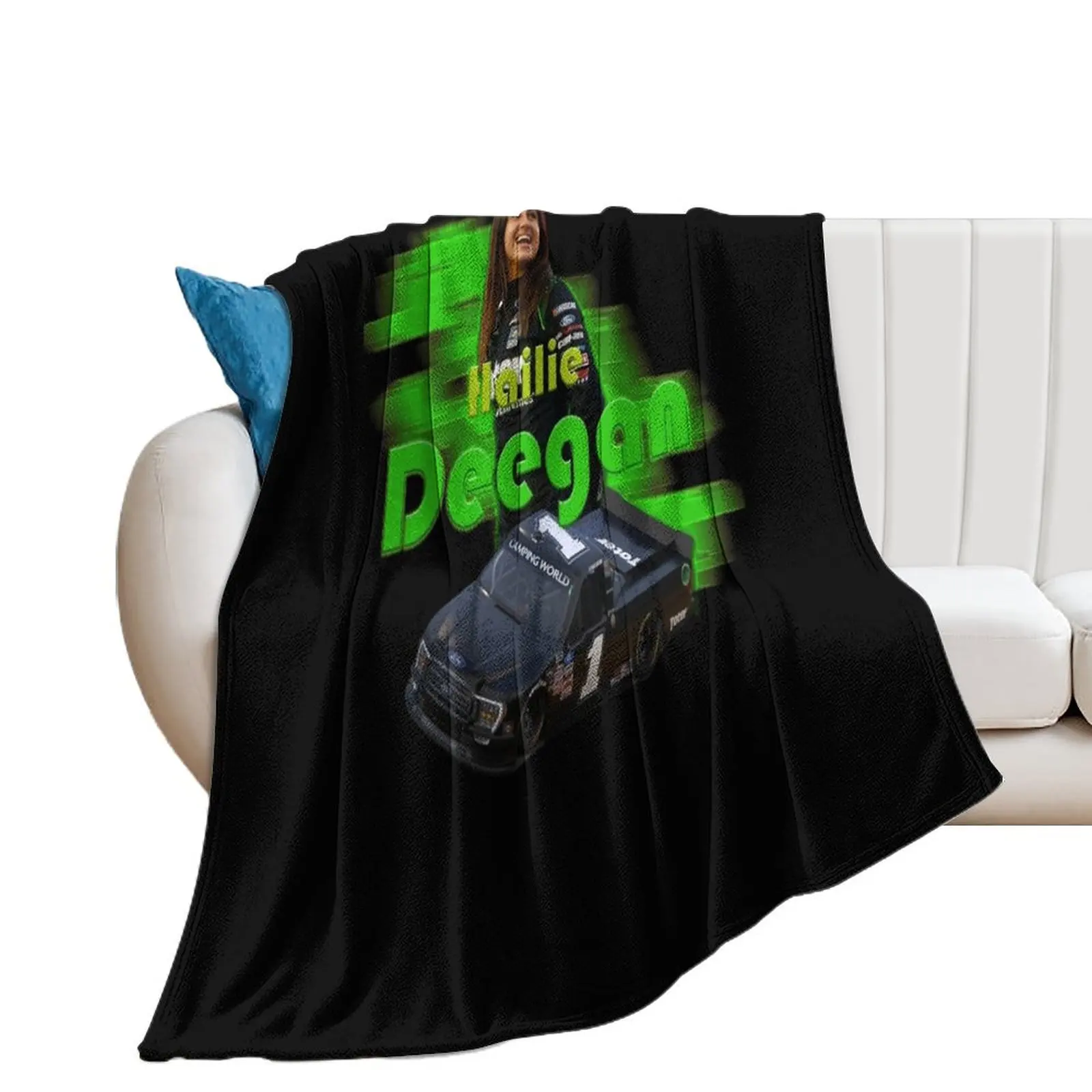 

Day Gift For Hailie Deegan Nascar Gifts For Movie Fan Throw Blanket Luxury Throw Plaid Blankets