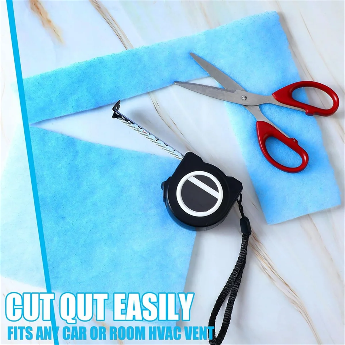 High-end Merv 8 Reusable Air Vent Filter Cut to Fit Electrostatic Floor Vent Filter Washable Replacement Ac Filter Compatible