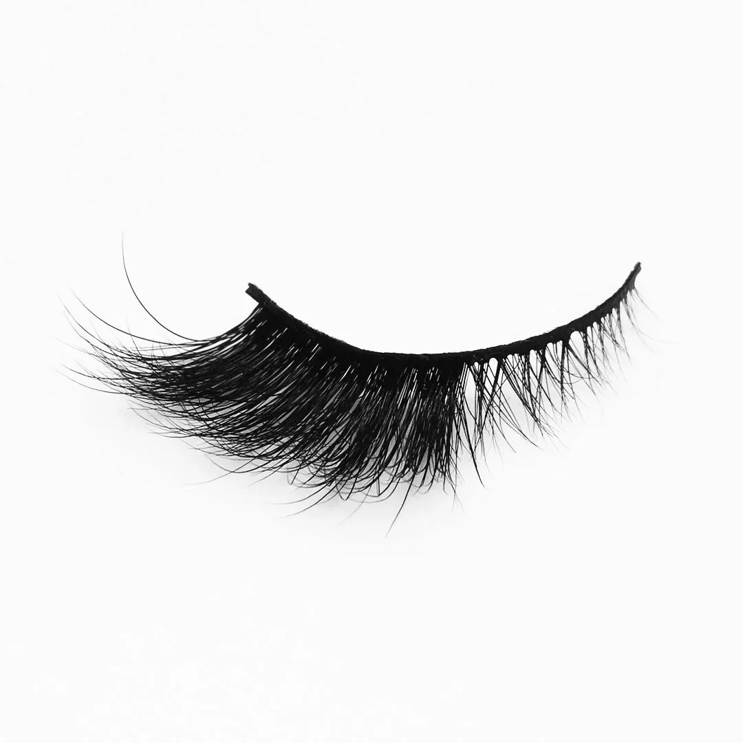 3D Mink Handmade False Eyelashes - Natural, Realistic, Thick, Messy End