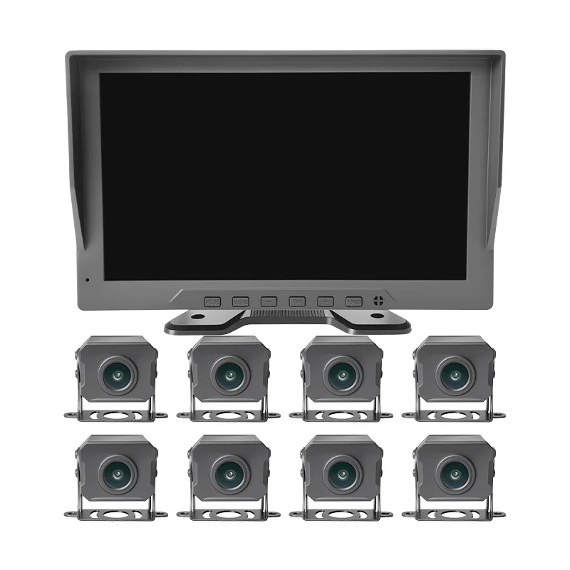 

Truck 360 Degree Panoramic Eight-Channel Monitoring Driving Recorder 24V High-Definition 1080P Non-Light Night Vision Reversing
