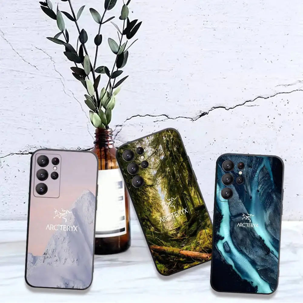 Classic Outdoor Brand A-Arc T-Teryx Phone Case For Samsung S 24 Fe 25 Ultra Plus 20 Lite 21 30 22 23 24 22 Ultra 5G Fundas