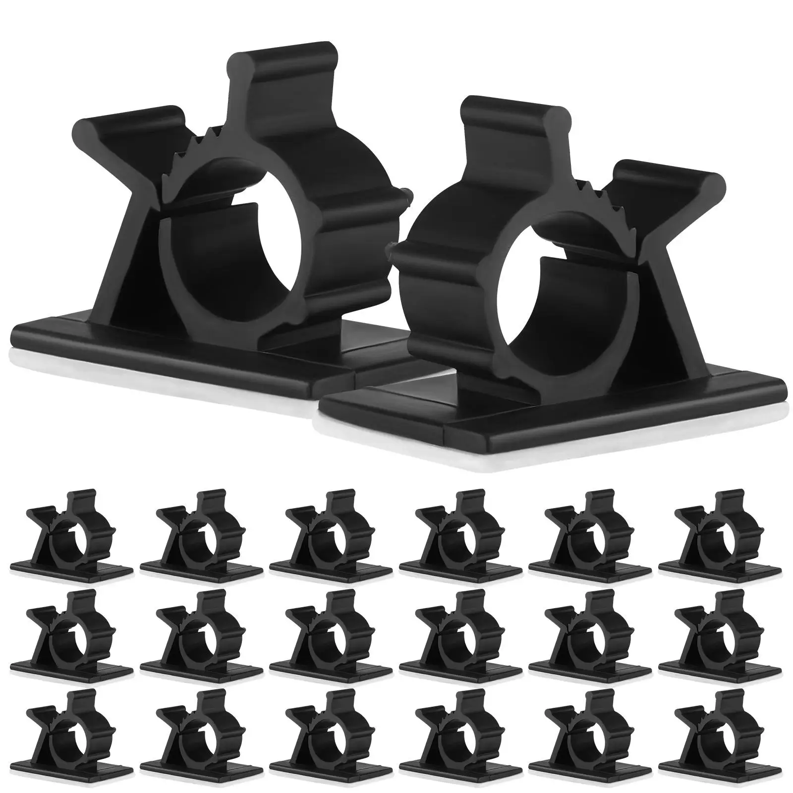 

50 Pcs Cable Clip Wire Organizer Self Adhesive Clamp Cord Holder Fixing Seat Bra Support Winder Pick Cool Experience Durability