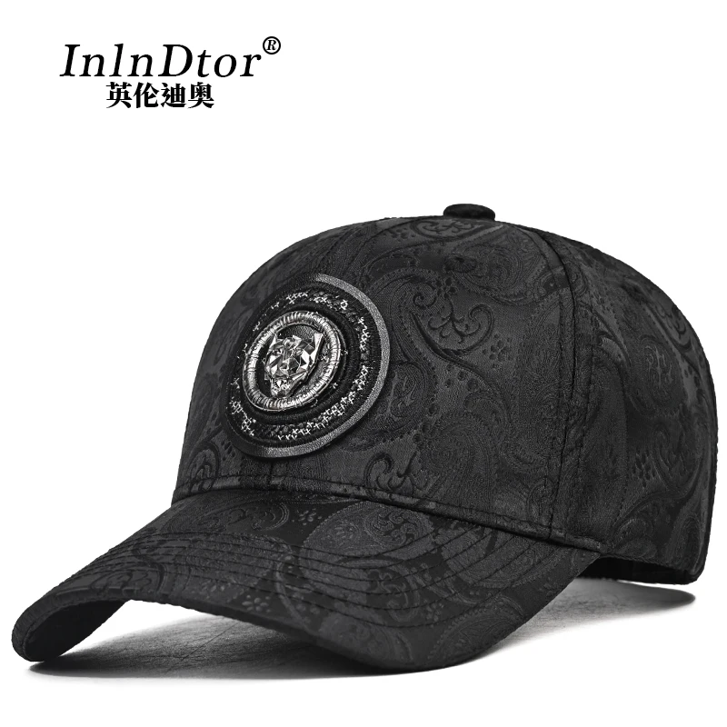 2023 new fashion printed bald baseball cap outdoor recreational fishing hipster hat men\'s cap