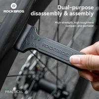 ROCKBROS Bicycle Tyre Lever Portable Multifunctional  Road Bike Wheel Remover Outdoor Cycling Repair Tool Crowbar Removal Tool