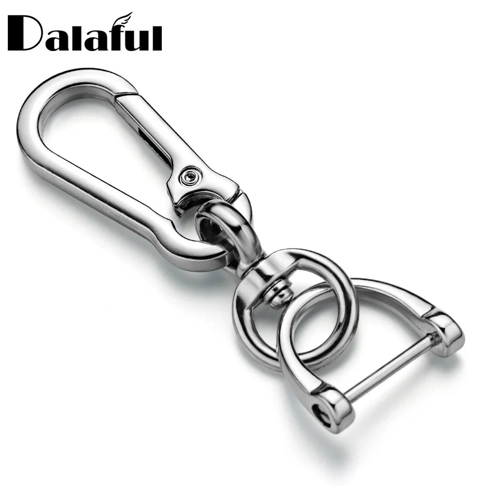 Creative Metal Car Keyring Keychain Men's Key Chain Holder High-Quality Horseshoe Buckle Hanging Key Ring Accessories K411