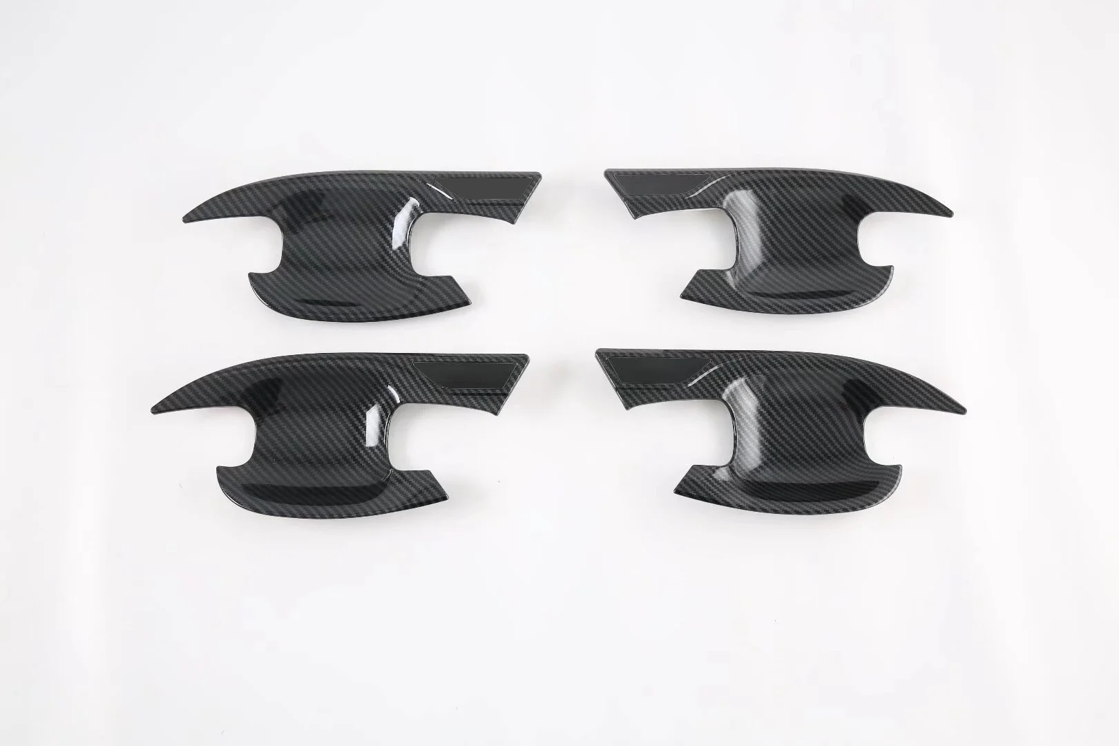 Cubiertas de manija de puerta exterior de fibra de carbono ABS, embellecedor, 4 piezas, para Subaru Outback 2021- 2024