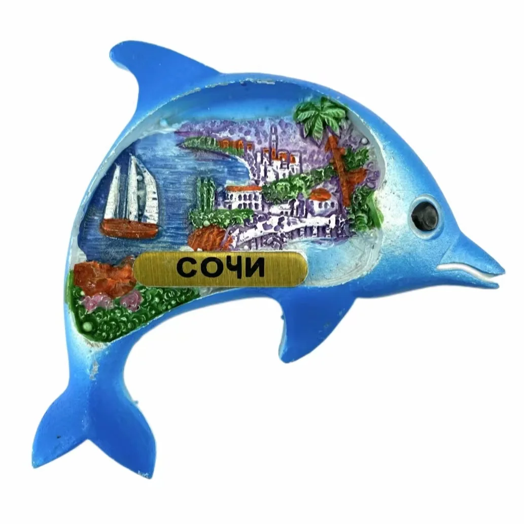 Sochi Russia Fridge Magnets Travel 3D Memorial Magnetic Refrigerator Stickers Gift Room Decoration Collectio