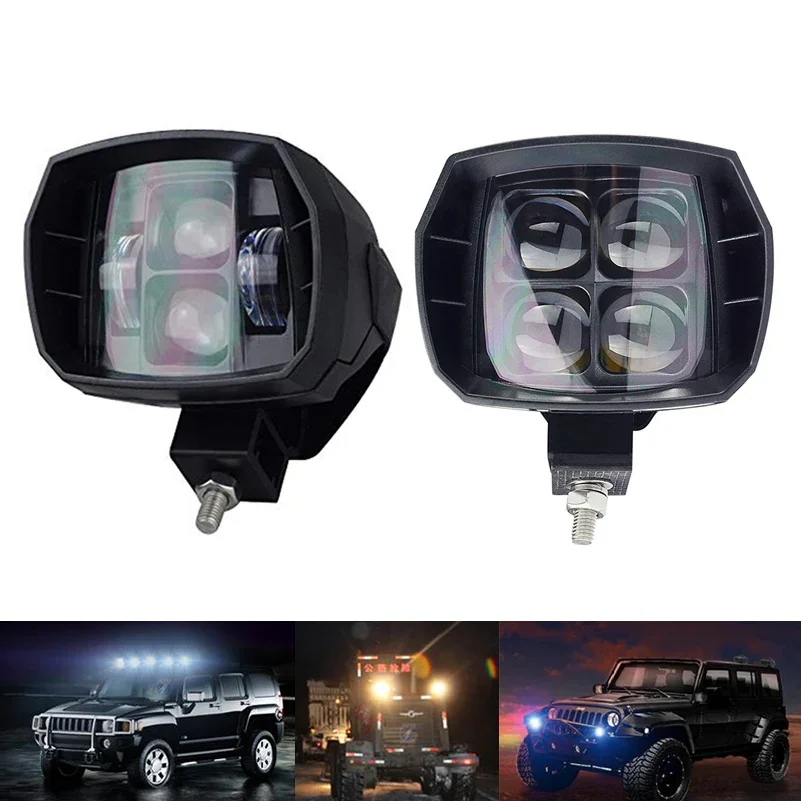 

Led Work Light Auxiliary Front Fog Light Driving 2 Pcs for 4x4 Off Road UTV Vehicle Truck 60w Car Spot Lights