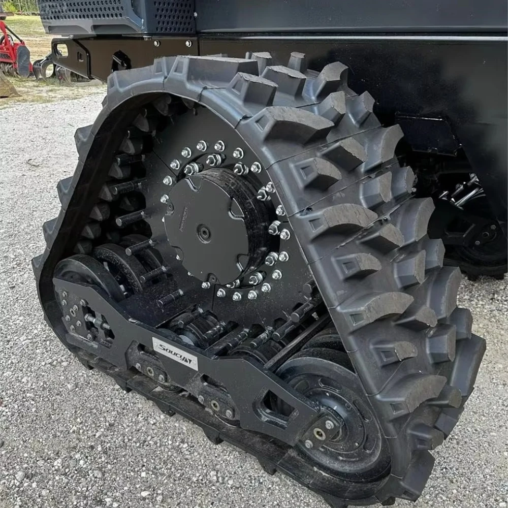 Equipamento forestal rastreado de alta tecnologia personalizado, máquina de esteira resistente para registro, limpeza de terras, corte de árvores e pr de madeira