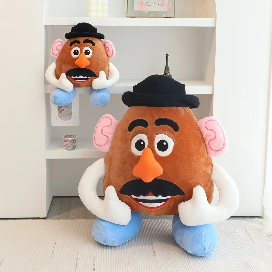 Adorável Toy Story Mr e Mrs Batata Cabeça Brinquedo De Pelúcia, Peluches Anime Recheado, Jogar Travesseiro, Cobertor Almofada Traseira para Sofá, Cama, Kawaii