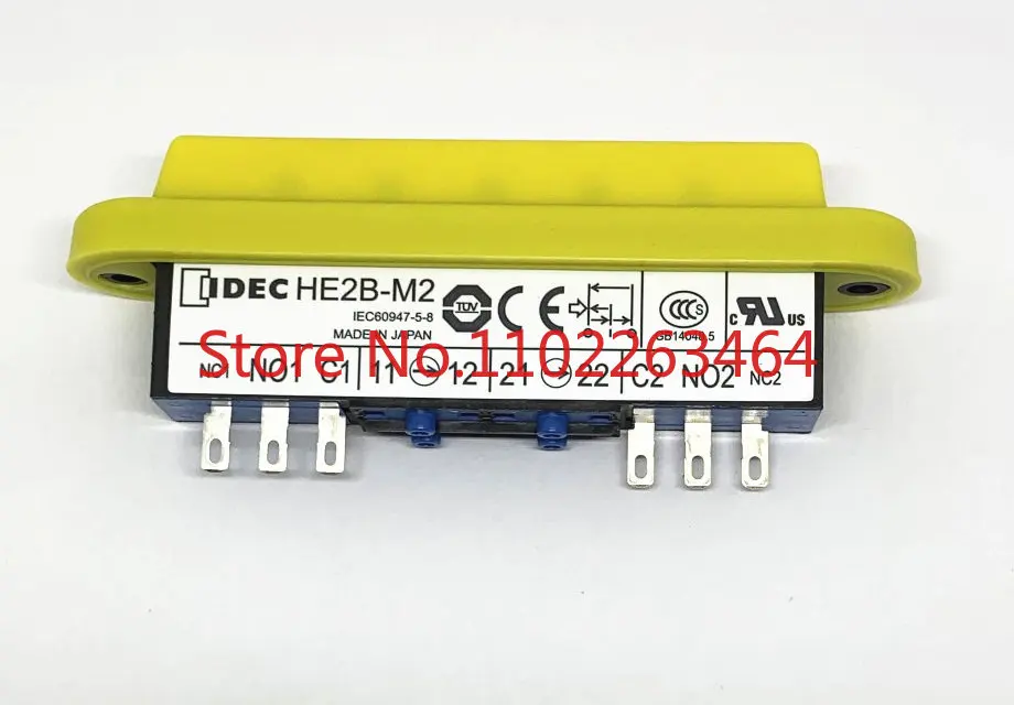 

IDEC genuine Hequan HE2B-M200PY HE2B-M2 M222PY yellow enable switch 6-pin 14-pin BY