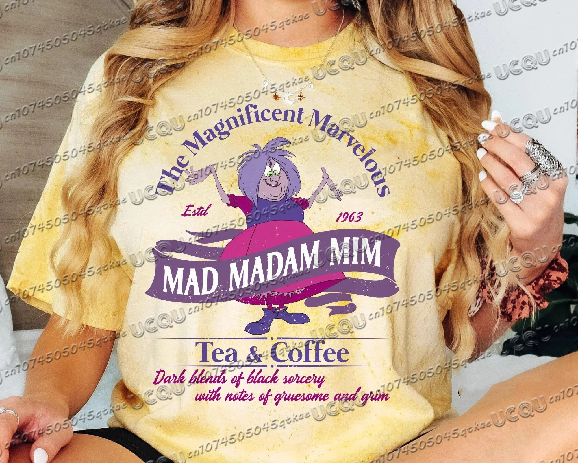 ريترو رائع رائع سيدتي ميم الشاي وشركاه المرأة قصيرة الأكمام ثلاثية الأبعاد تي شيرت مطبوع رحلة عائلية التعادل صبغ تي شيرت رجالي بلايز #6