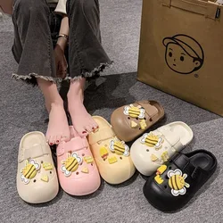 Moda morbida suola addensata sandali ape carini antiscivolo ragazze divertenti pantofola Kawaii evitare l'odore del piede pantofole estive studente