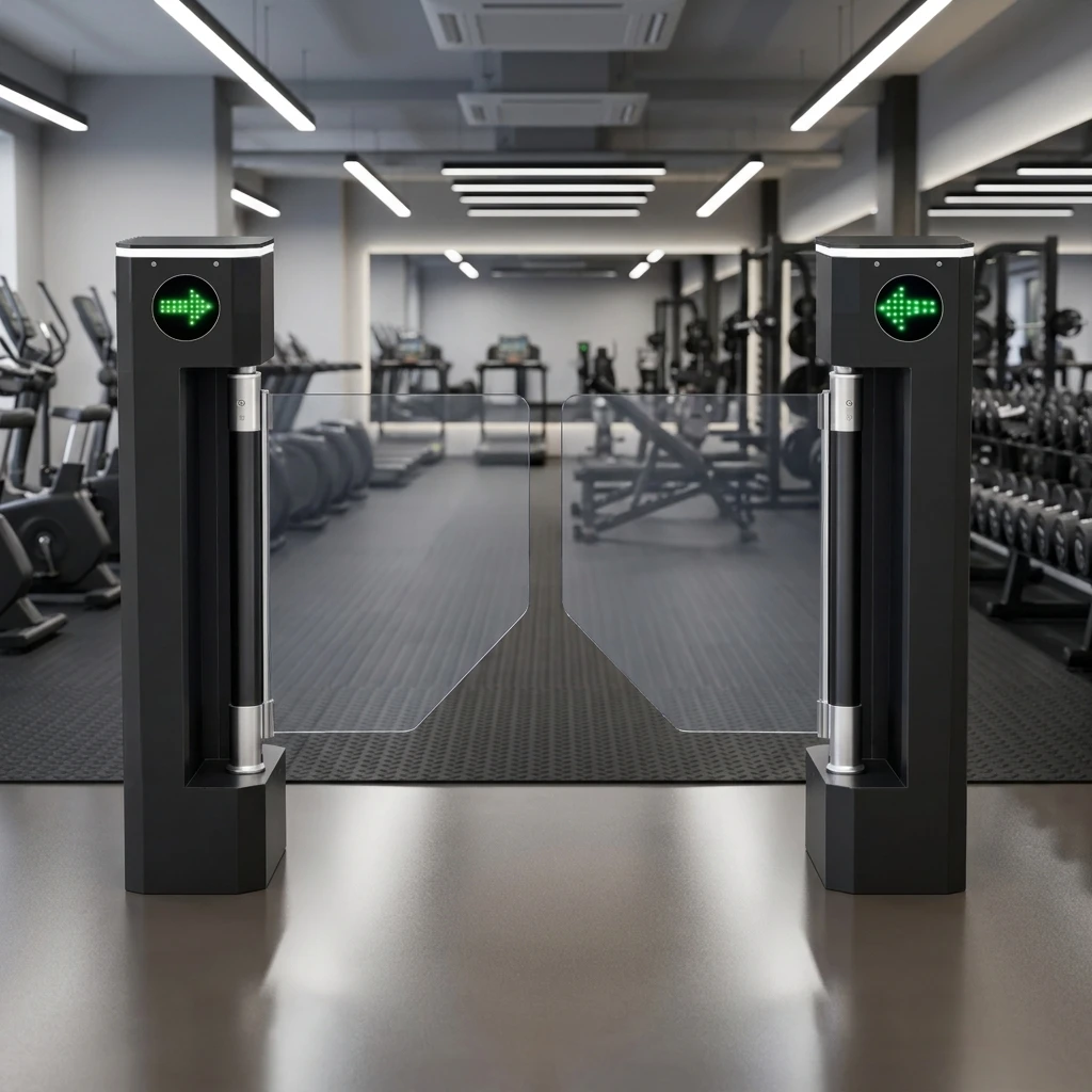 Factory Customized Office Building Gym Facial Recognition Security Access Control System RFID SUS304 Rapid Sensing Turnstile