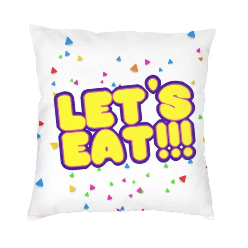 

Let Is Eat TV Movie Pillow Case 45x45cm Home Decor Modern Chair Cushion Square Pillowcase