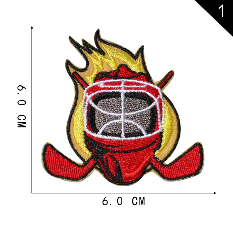 Soccer Patch Iron on Patches for Clothes Basketball Series Embroidered Cloth Patch DIY Patch