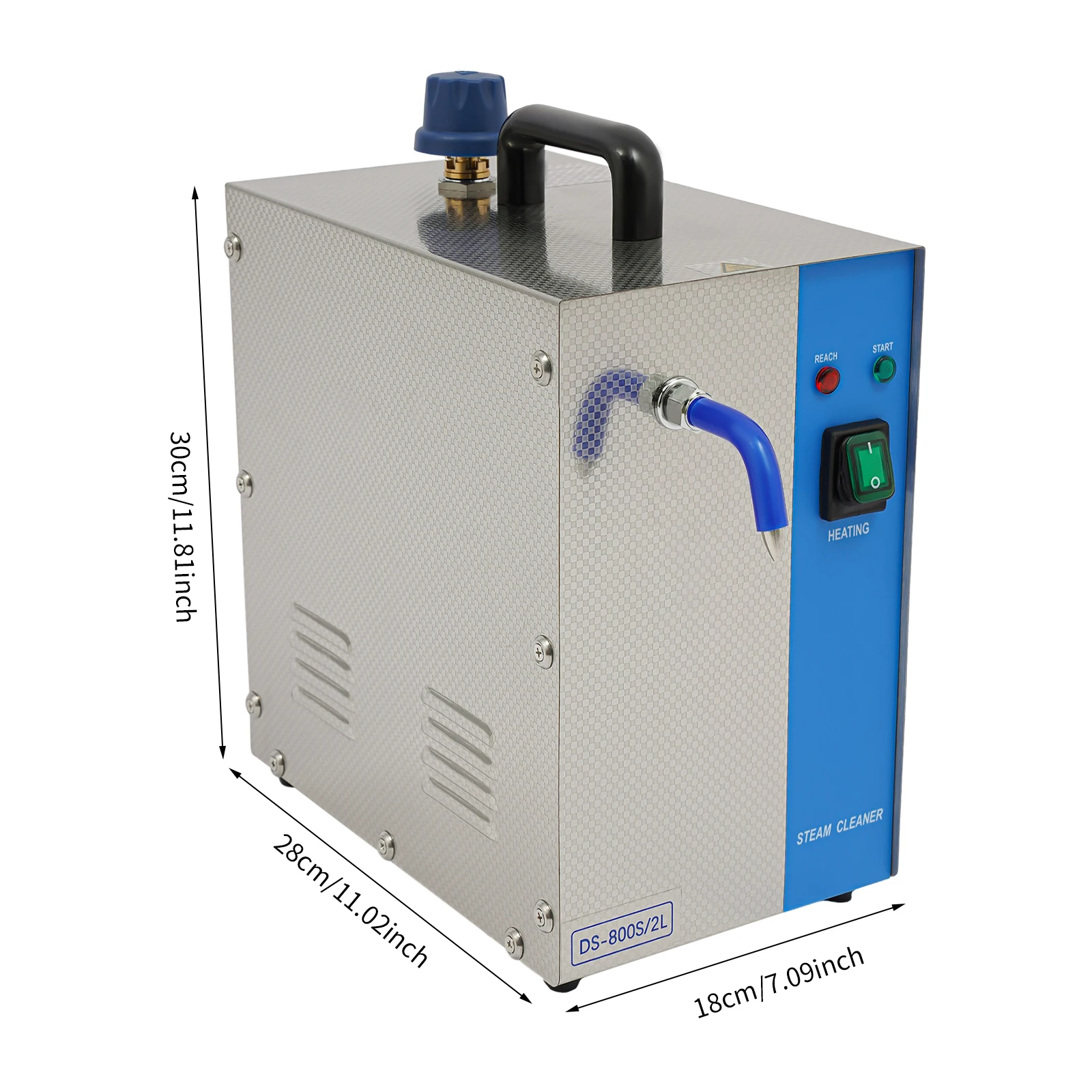 2L Jewelry Steam Cleaner Gold&Silver Steam Cleaning Machine 1300W Gem Washer New