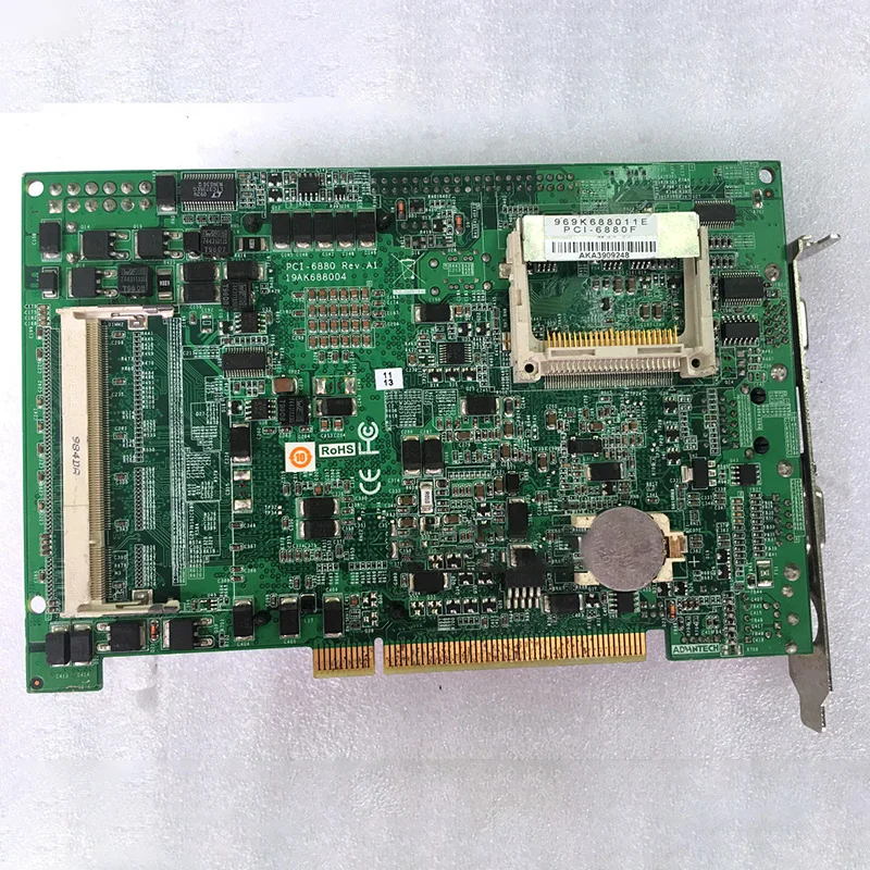 لوحة مدمجة نصف طول PCI-6880F لوحة أم للتحكم الصناعي لـ Advantech PCI-6880 Rev.A1