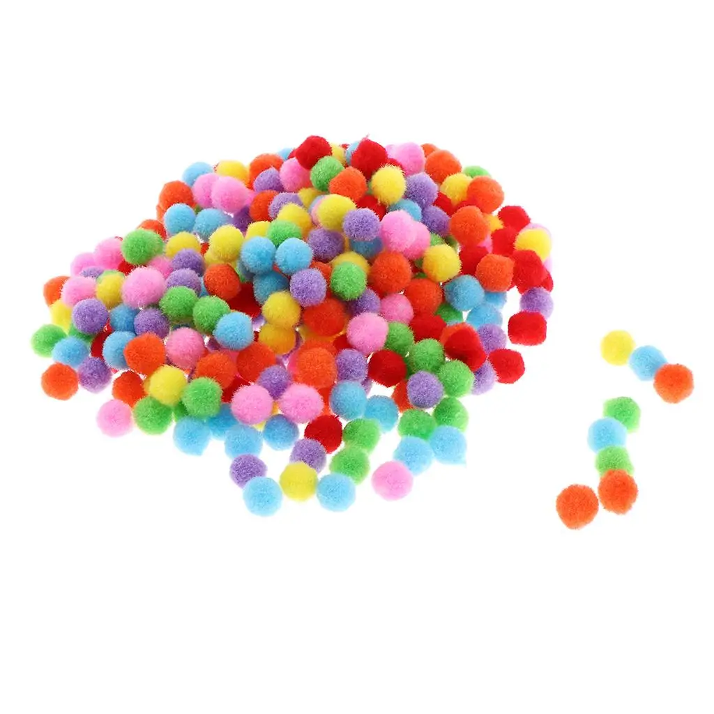 200/300pcs Glitzer bälle funkelnd kleine Puff Kätzchen Katzen spielzeug Handwerk