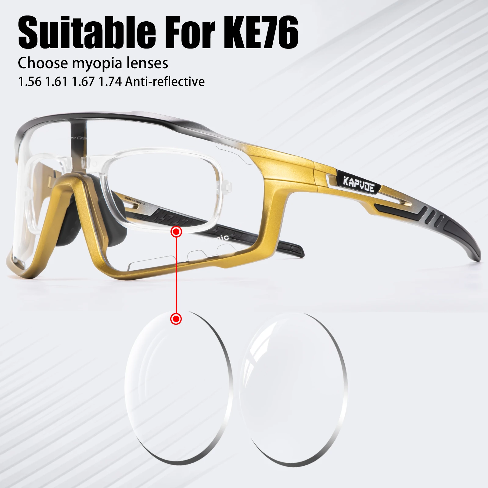 

Асферическая оправа для очков K76, 1,56, 1,61, 1,67, 1,74