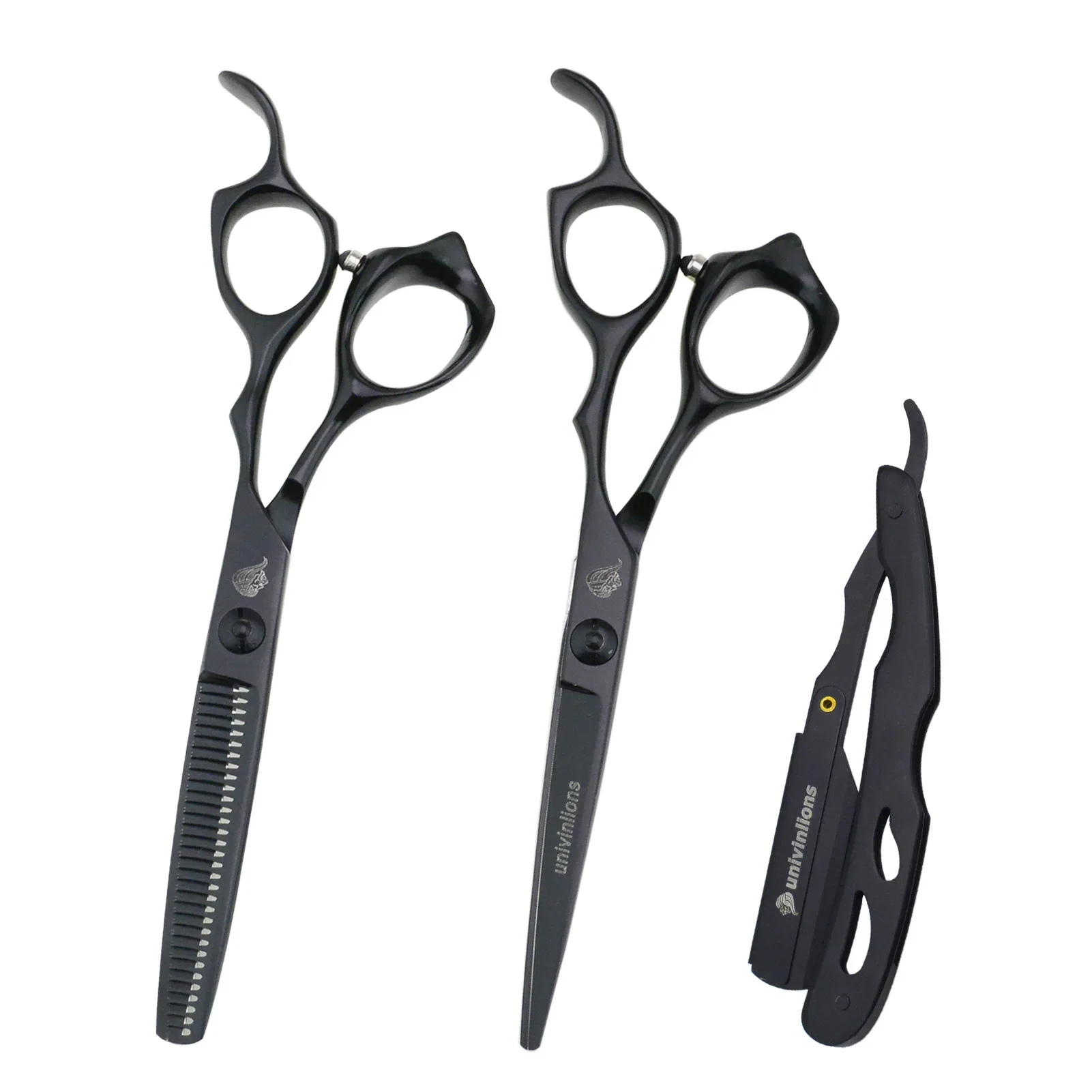 6 Inch Zwart Scherpe Professionele Haar Knippen Schaar Kapper Dunner Kapsalon Kapsel Shear Pet Grooming Schaar