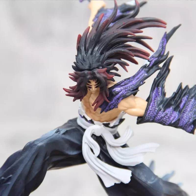 鬼滅の刃 黒死牟 アクションフィギュア - 電池式発光 激戦PVCモデル 収集玩具 継国縁壱