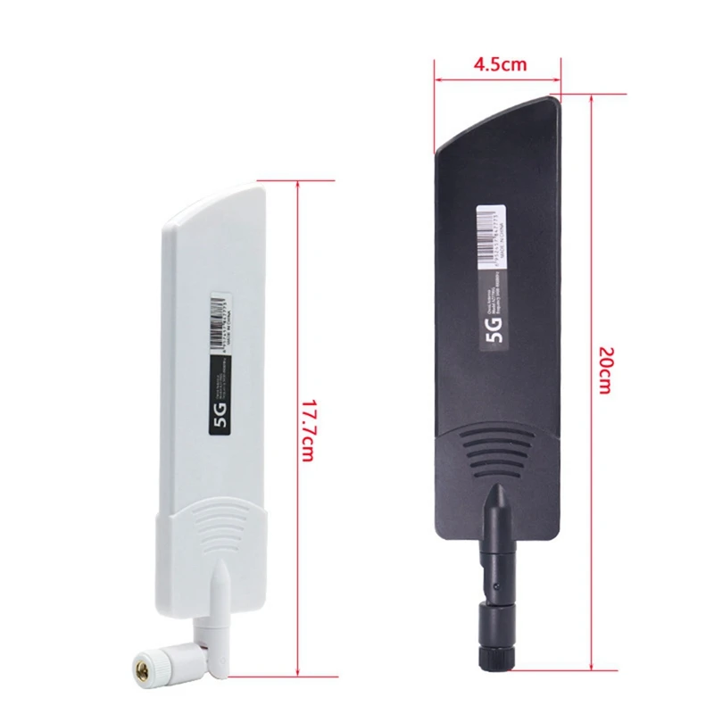 1PCS WIFI Antenna 40Dbi Antenna 5G/3G/4G/GSM Full Band Glue Stick Omni Wireless Smart Meter Router Module Gain White SMA Male