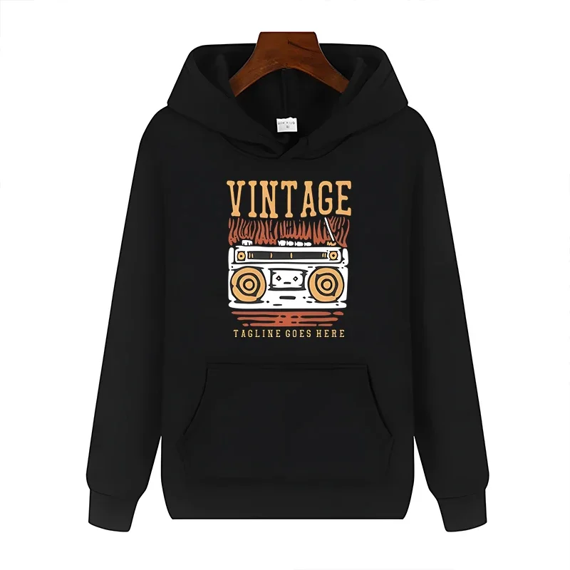 Harajuku 90s New Fashion Funny Cartoon Graphic Print Hoodies Autumn Winter Retro Casual Pullovers Sweatshirts Tops Unisex