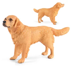 Realistic Golden Retriever Figurine for Home Decor and Collection of Realistic Animal Figurines  Office Decor