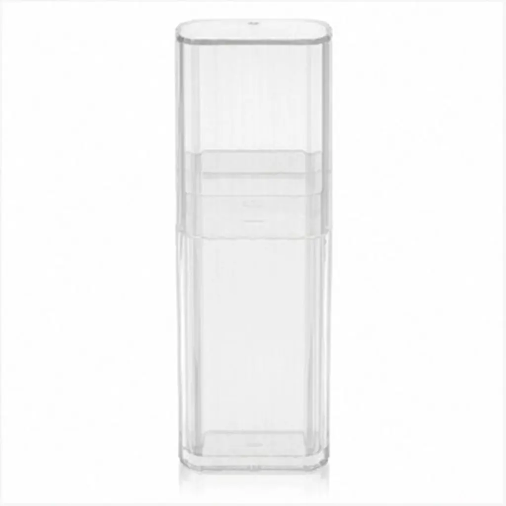4Pcs Cotton Swab Organizing Box Sturdy Plastic Small Toothpick Container Portable Storage Box for Desktop Drawer
