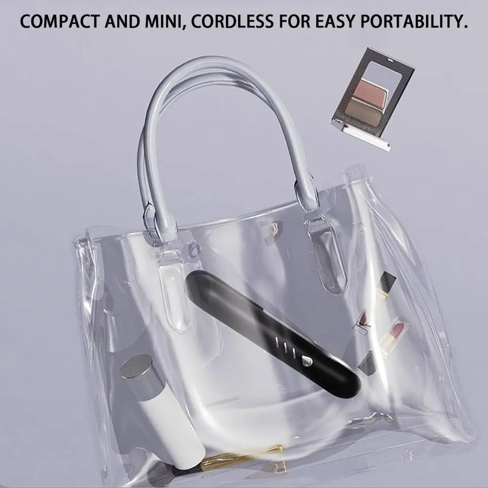 

Беспроводной выпрямитель для волос 2 в 1, перезаряжаемый мини-выпрямитель, утюжок с 3 настройками температуры, щипцы для завивки волос типа C