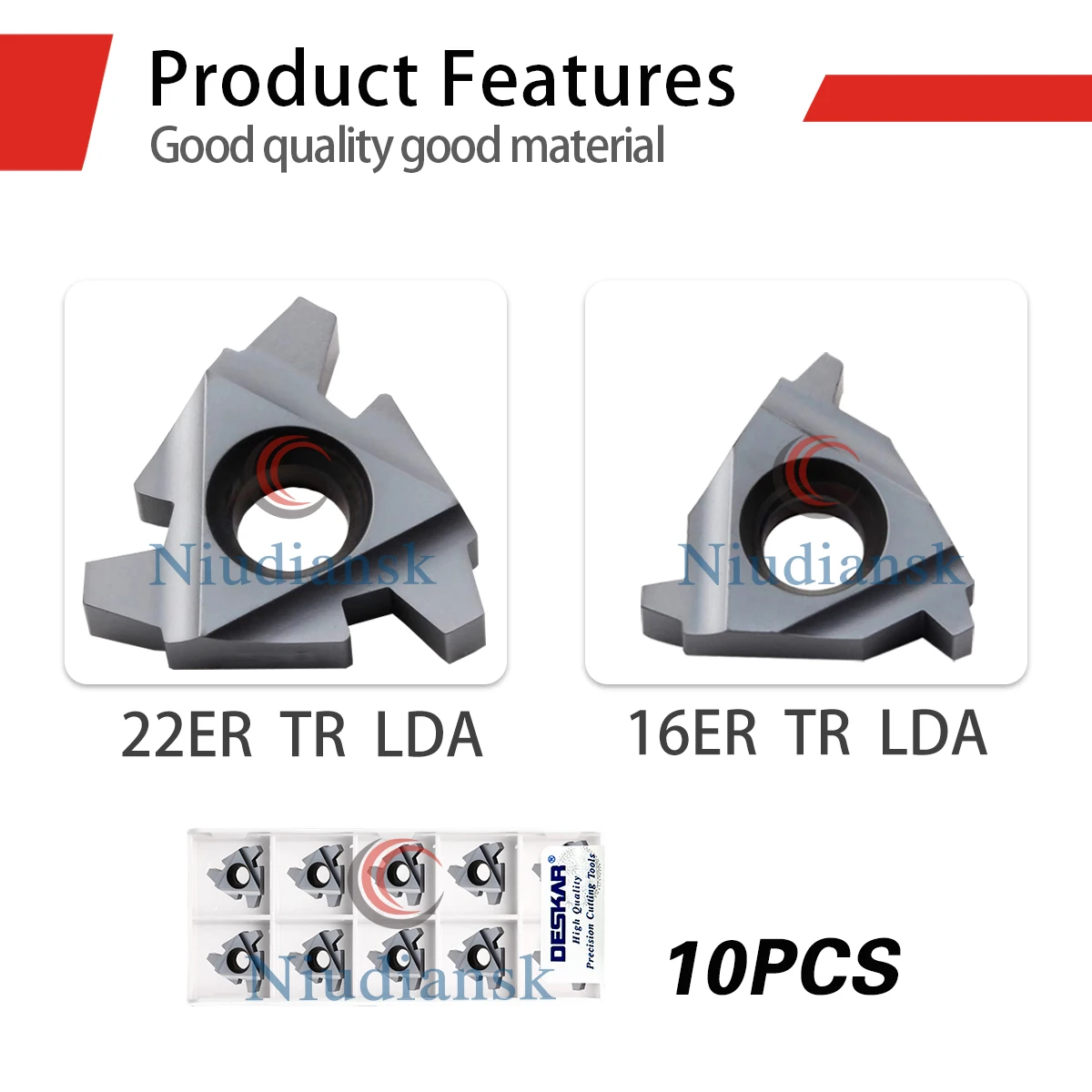 16ER/16IR 2.0TR 3.0TR LDC 22ER/22IR 4.0TR 6.0TR LDA CNC 선반 내부 및 외부 나사 삽입 범용 재료용 도구