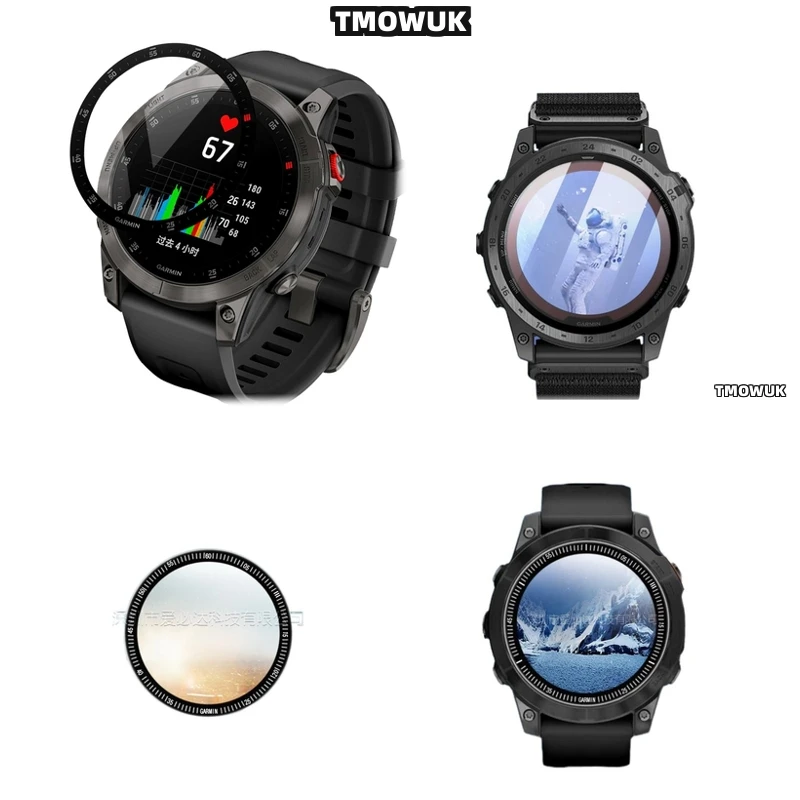 

For Garmin Fenix 6 7 8 7X 6X 7S 47mm 51mm Multi-Layer PMMA Film For Ultimate Defense